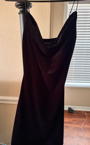 B. Darlin Black Velvet Dress thumbnail 1