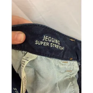 American Eagle Outfitters Jeans Womens 10 Blue Dark Wash Mid Rise Skinny thumbnail 8