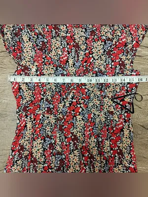 Free People Miss‎ Right Floral Cutout Mini Skater Dress Size XS thumbnail 4