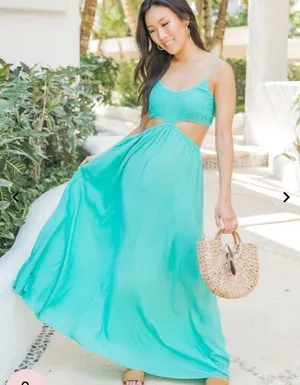 Pink Lily Maxi Dress thumbnail 1
