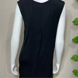 Pola Black Button Down Vest Dress thumbnail 8