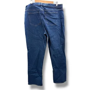 Abercrombie & Fitch NWT 90s Straight Jeans Womens 33 Blue Curve Love‎ Mid Rise thumbnail 2