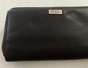 FINAL MARKDOWN Ladies Stone Mountain Black Leather Wallet thumbnail 1