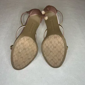 Bebe & Co Berdine Gold & Nude Heels thumbnail 5