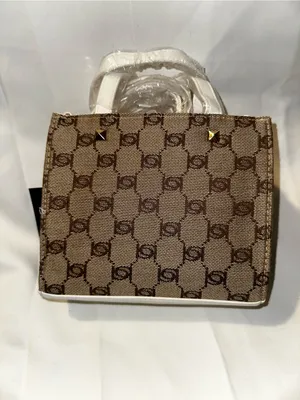 T483. bebe Los Angeles Brown Logo crossbody Bag thumbnail 3
