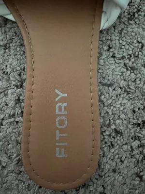 FITORY Womens Flat Sandals White Size 8 thumbnail 3