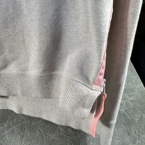Lululemon Rejuvenate Pullover Sweatshirt Ivory Cream Pink Side Zip Top Women's 6 thumbnail 5