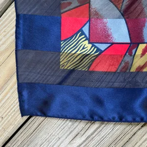 Women's Vintage Picasso Cube Art To Wear Colorful Square Scarf thumbnail 4