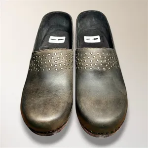 Dansko Mavis Brown Nubuck‎ Studded Clogs EU 42 US 11.5-12 Comfort Leather Shoes thumbnail 6