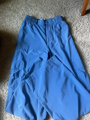 Blue OFFLINE by Aerie Cargo wide leg pants thumbnail 4