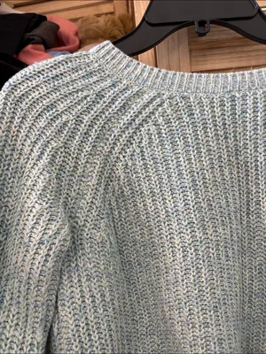 Faded Glory Marled Crewneck Sweater Medium thumbnail 2