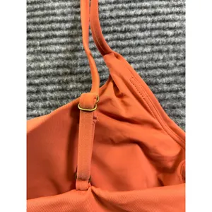 Andie The Symi Top Cedar Orange Bikini Top Size Medium Sporty Boho AT263-CEDR thumbnail 5