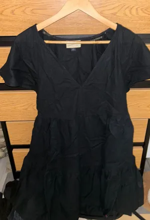 Target Black Linen Dress thumbnail 1