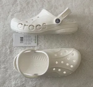 Crocs Baya White Unisex Clog, Size: Women's (7) thumbnail 1