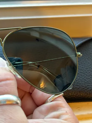 Green Ray-Ban Aviators Large Metal  thumbnail 6