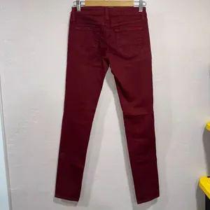 NEW GJG Denin Maroon Skinny Jeans Size 5 thumbnail 4