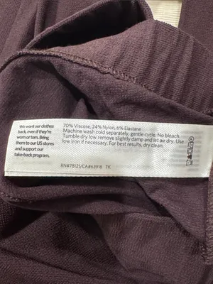 Eileen Fisher Easy Fit Cassis Washable Stretch Crepe Straight Ankle Pants size S thumbnail 9