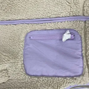 Vero Moda Vmcille Short Teddy Fleece Waistcoat Lavender Vest Size XS NWT thumbnail 4