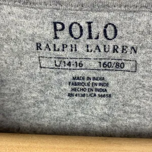 Ralph Lauren Polo Gray Long Sleeve Crew Neck Tee T Shirt Top L thumbnail 4