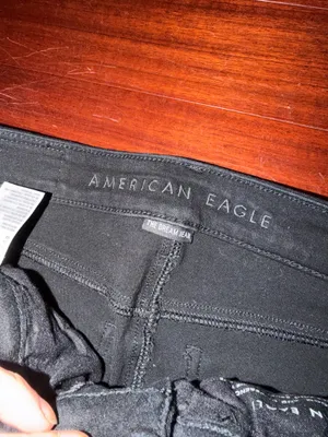 American Eagle Black High-Rise Jeggings thumbnail 3