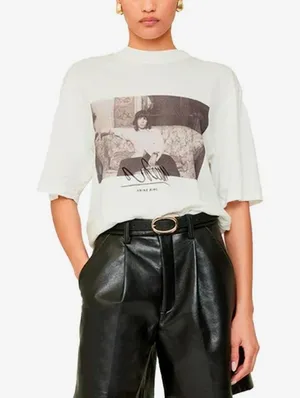 Anine Bing Avi Mick Jagger T-shir Vintage Photo Print Size XS (Oversized) thumbnail 1
