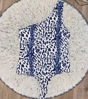 Blue Leopard Bodysuit thumbnail 1