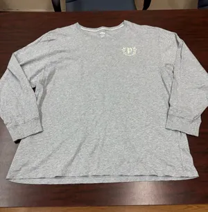 PINK Victoria’s Secret Grey Halloween Campus Long Sleeve Shirt Size X-Large thumbnail 1