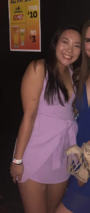 Tobi Lavender Tie Cocktail Dress thumbnail 3