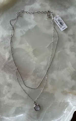 Kendra Scott Davie Intaglio multi strand necklace thumbnail 1