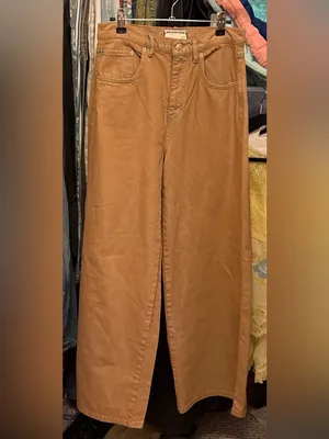NWOT Free People We The Free CRVY Gia Wide-Leg Jeans - sand dune mauve - 27 thumbnail 11