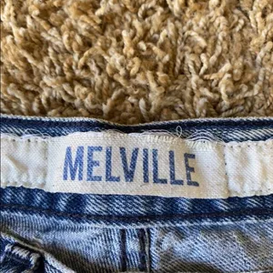 Brandy Melville Blue Distressed Denim Jean Shorts thumbnail 4