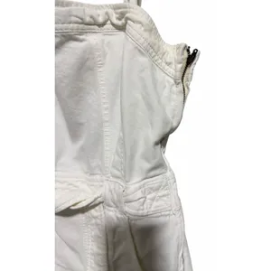 Free People Go West Jean‎ Denim Overall Jumpsuit Zinc White Women's Size Small thumbnail 12