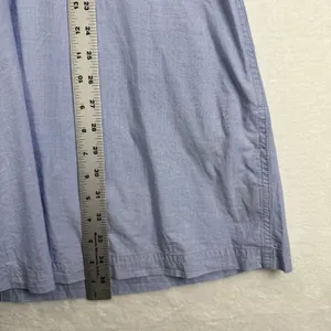 Madewell Womens‎ Blue Cotton Shirt Dress Size S Short Sleeve Collared Casual thumbnail 3