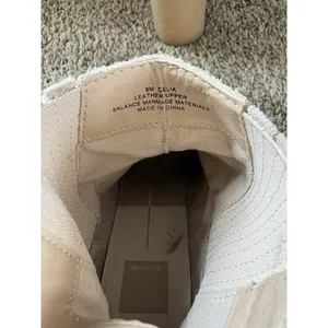 Dolce Vita Celia Women's Beige Leather Ankle Bootie Slip-On Round Toe 8M thumbnail 5