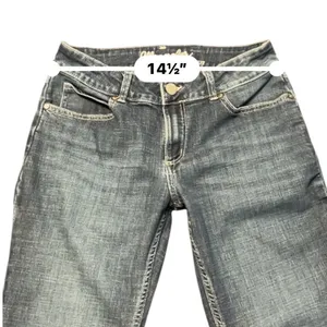 Wrangler Bootcut Jeans Womens 7x30 Dark Wash Stretch Denim 1009MWZDO thumbnail 8