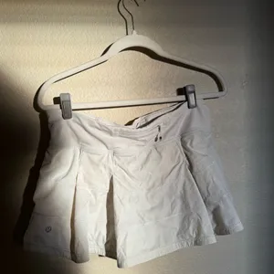 Lululemon pace rival skirt size 8 in‎ white thumbnail 7