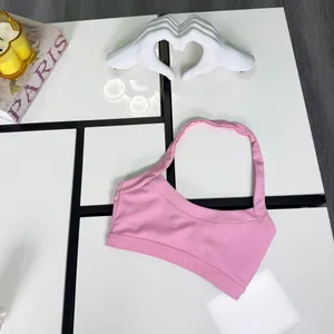 WILO The Label Pink Ribbed Halter Crop Top / Sports Bra - Size XS 🌸✨ thumbnail 3