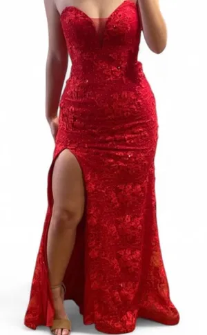 Clarisse Prom Dress red  thumbnail 1