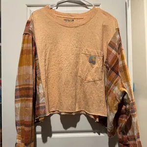 Carhartt Speckled Tan Loose Fit Shirt thumbnail 1