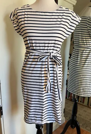 Motherhood Maternity Small Striped Dress thumbnail 1