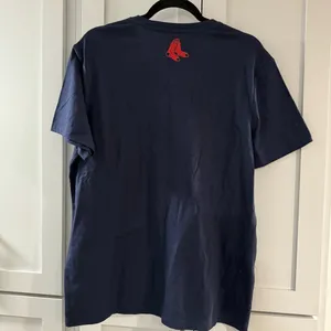 Goodfellow & Co Boston Red Sox Navy V-neck Short Sleeve‎ T-shirt with Red Glitter Logo Large thumbnail 6