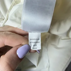 Athleta Triumph Hybrid Crewneck Sweatshirt Magnolia White Cream Women's size M thumbnail 8