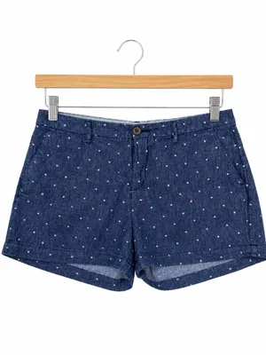 Old Navy Navy Blue Polka Dot Shorts thumbnail 2