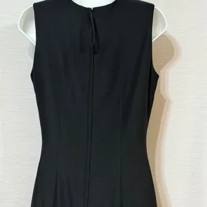 French Connection Womens Black Sleeveless Sheath Dress Size 6 Jewel Neck LBD thumbnail 4