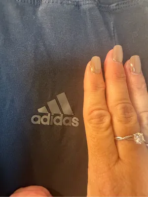 adidas Black Kids Athletic Leggings with Side Stripes thumbnail 2