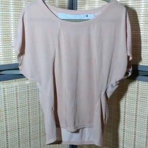 Prana Light Pink Athletic Tee thumbnail 1