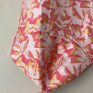 LULUS Darling Celebration Coral Pink Floral Ruffled Trumpet Midi Dress thumbnail 5