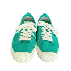 Cariuma Oca Low Top Sneakers Green Canvas Lace Up ‎ Shoes Men 8 Women 9.5 thumbnail 3
