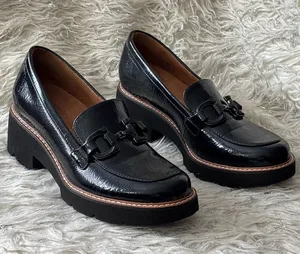 Naturalizer Blue Patent Women’s Corinne Platform Loafers Size 7.5 M thumbnail 1