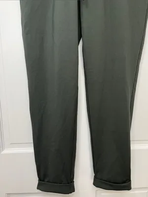 RachelZoe Dark Green Drawstring Pull On Waist Joggers - Size 6 thumbnail 4